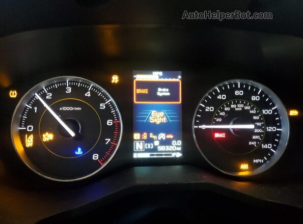 JF2GTHSC2NH236915 2022 SUBARU CROSSTREK Blue ხელსაწყოთა პანელის ხედი