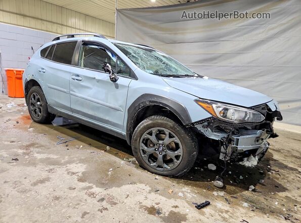 JF2GTHSC2PH252678 2023 SUBARU CROSSTREK Gray Delantero derecho