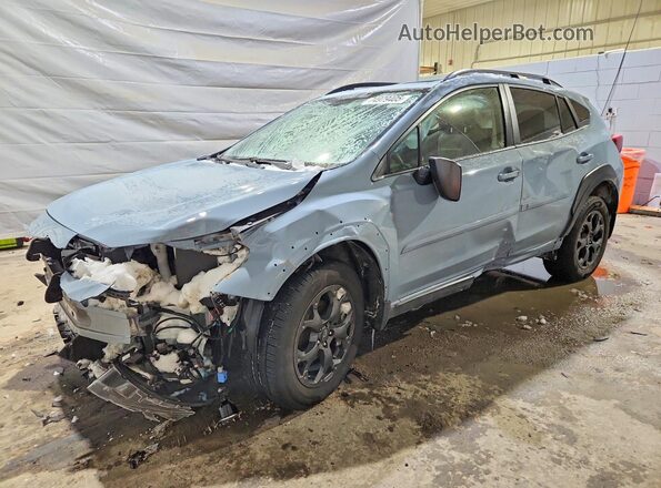 JF2GTHSC2PH252678 2023 SUBARU CROSSTREK Gray Vista tres cuartos delantera izquierda