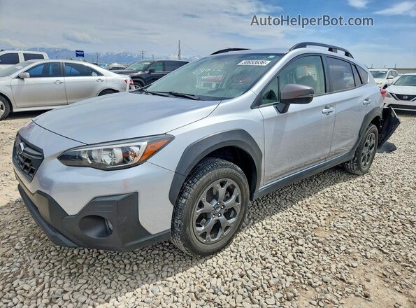 JF2GTHSC2PH280965 2023 SUBARU CROSSTREK Серебряный Передняя левая четверть