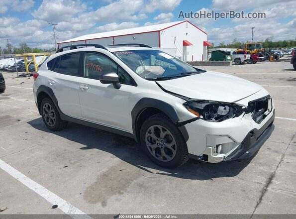 JF2GTHSC3MH353577 2021 SUBARU CROSSTREK Белый Передняя правая четверть