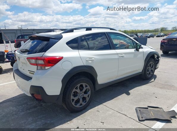 JF2GTHSC3MH353577 2021 SUBARU CROSSTREK Белый Задняя правая четверть