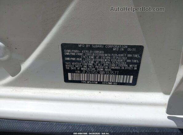 JF2GTHSC3MH353577 2021 SUBARU CROSSTREK Белый Вид подкапотного пространства