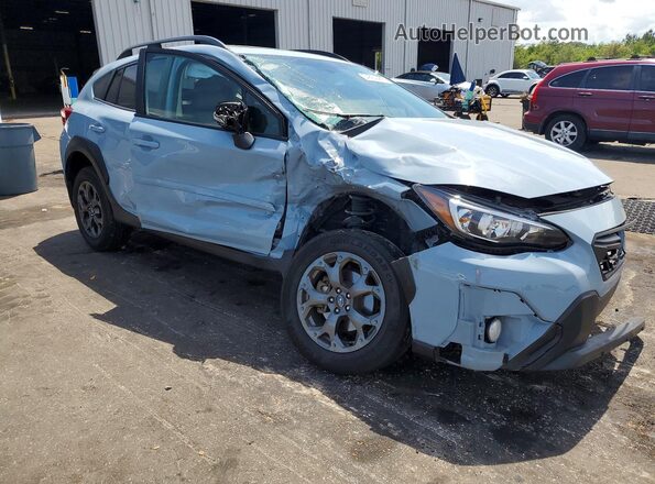 JF2GTHSC3PH251863 2023 SUBARU CROSSTREK Blue Delantero derecho