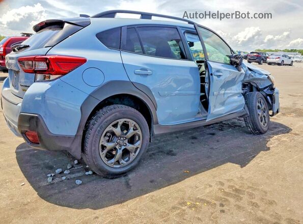 JF2GTHSC3PH251863 2023 SUBARU CROSSTREK Blue Trasero derecho
