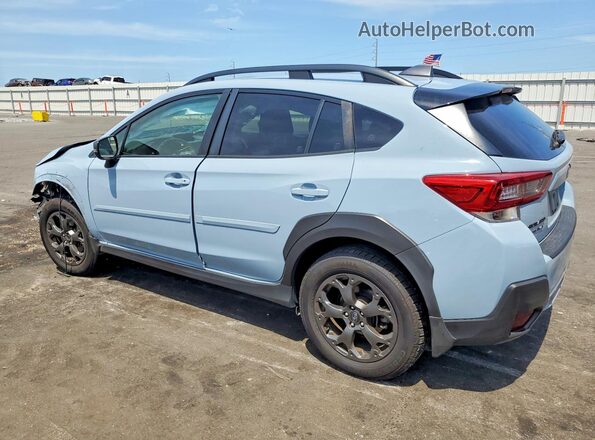 JF2GTHSC3PH251863 2023 SUBARU CROSSTREK Blue Trasero izquierdo