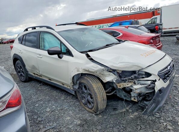 JF2GTHSC4MH384725 2022 SUBARU CROSSTREK White Передня права чверть