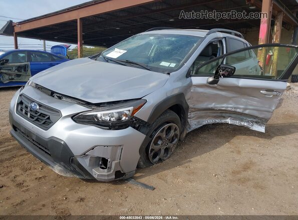 JF2GTHSC4NH231814 2022 SUBARU CROSSTREK Gray Przód lewy
