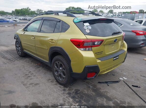 JF2GTHSC5MH316031 2021 SUBARU CROSSTREK Зеленый Задняя левая четверть