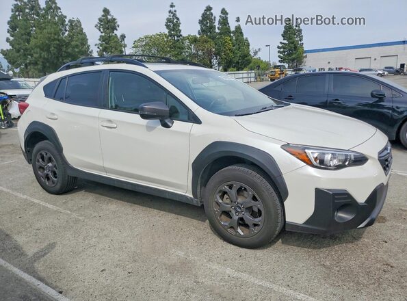 JF2GTHSC5NH266121 2022 SUBARU CROSSTREK White Przód prawy