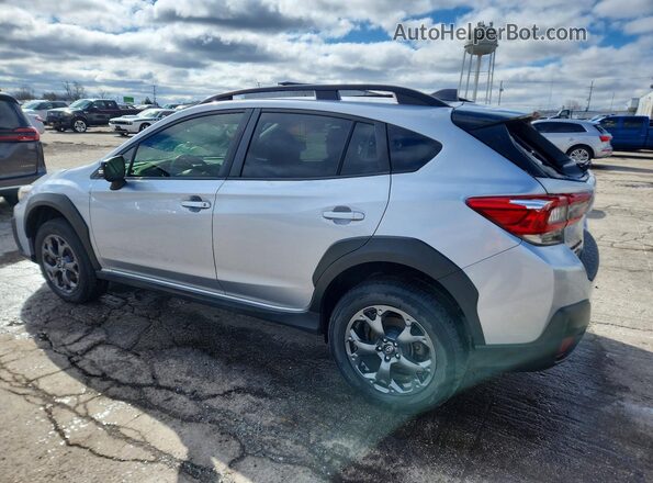 JF2GTHSC5PH325509 2023 SUBARU CROSSTREK Серебряный Задняя левая четверть