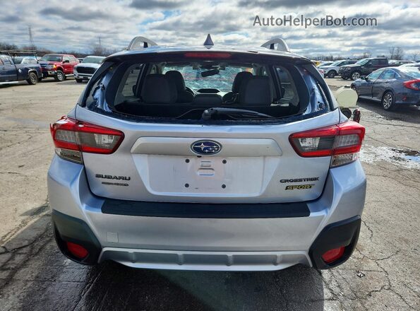JF2GTHSC5PH325509 2023 SUBARU CROSSTREK Серебряный Вид сзади