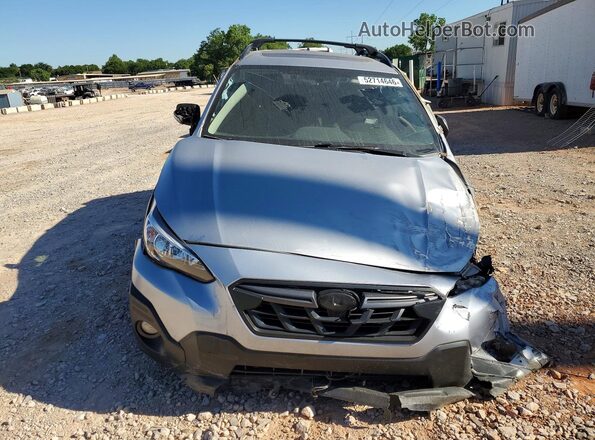 JF2GTHSC6MH222708 2021 SUBARU CROSSTREK Silver Vista frontal