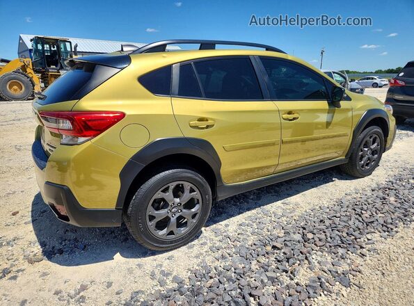JF2GTHSC6MH275313 2021 SUBARU CROSSTREK Green Trasero derecho
