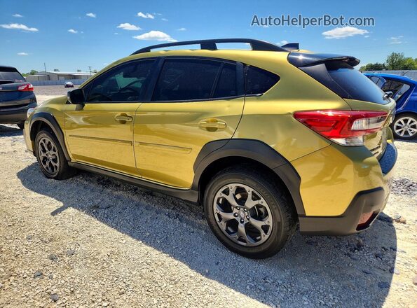 JF2GTHSC6MH275313 2021 SUBARU CROSSTREK Green Trasero izquierdo