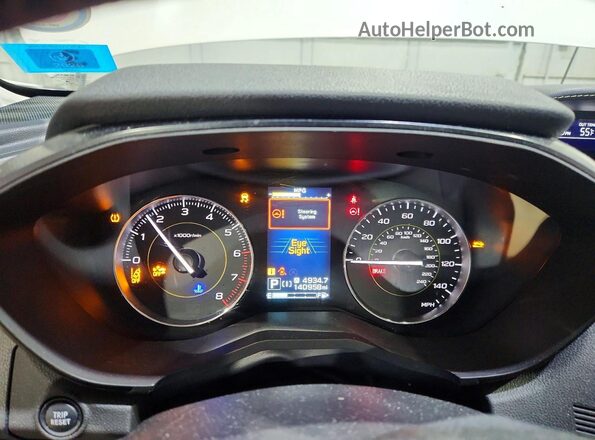 JF2GTHSC6NH272011 2022 SUBARU CROSSTREK White Vista del cuadro de instrumentos