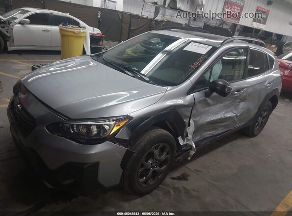 JF2GTHSC8PH306422 2023 SUBARU CROSSTREK Серый Передняя левая четверть