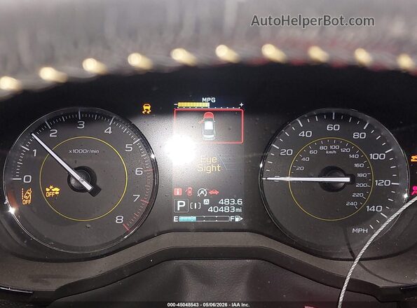JF2GTHSC8PH306422 2023 SUBARU CROSSTREK Серый Вид задних сидений