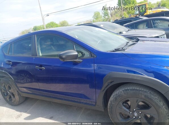 JF2GUABC0R8267526 2024 SUBARU CROSSTREK Синий Вид задней части салона