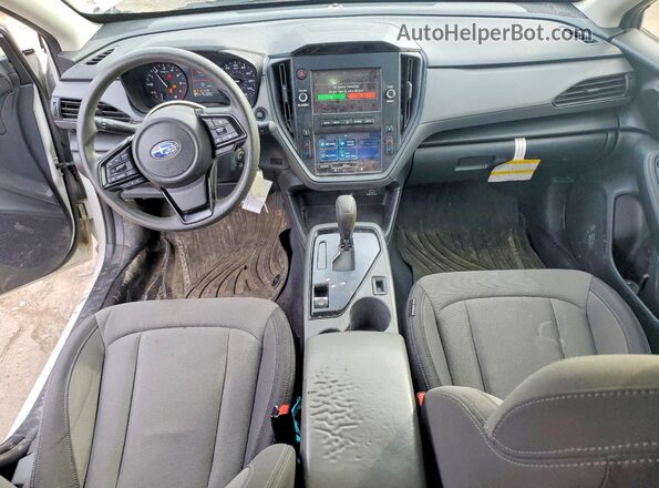 JF2GUABC6RH358302 2024 SUBARU CROSSTREK White Առջևի վահանակի տեսք