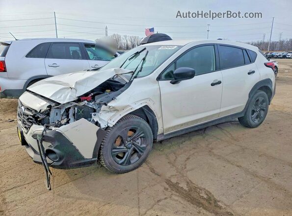 JF2GUABC6RH358302 2024 SUBARU CROSSTREK White Առջևի ձախ երեք քառորդ տեսարան