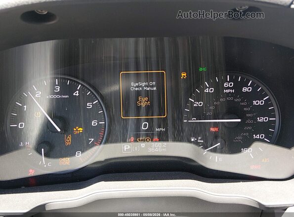 JF2GUABC7RH369535 2024 SUBARU CROSSTREK Gray Widok tylnych siedzeń