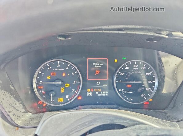 JF2GUADC0R8236435 2024 SUBARU CROSSTREK White ხელსაწყოთა პანელის ხედი
