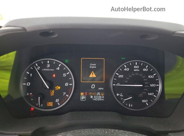 JF2GUADC0RH901463 2024 SUBARU CROSSTREK Серый Вид щитка приборов