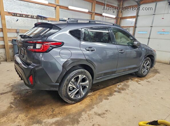 JF2GUADC1R8252823 2024 SUBARU CROSSTREK Charcoal უკანა მარჯვენა