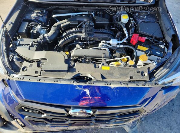 JF2GUADC1R8256516 2024 SUBARU CROSSTREK Синий Вид задней части салона
