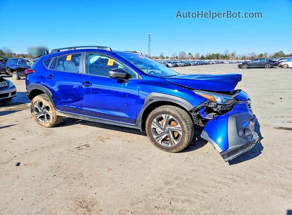JF2GUADC1R8256516 2024 SUBARU CROSSTREK Синий Передняя правая четверть