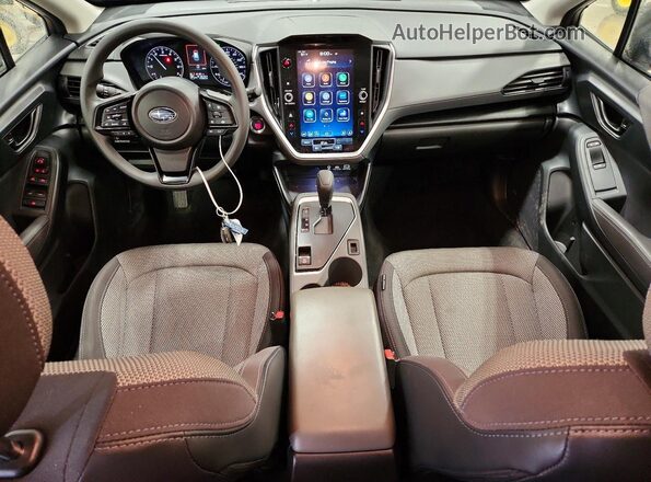 JF2GUADC1RH218610 2024 SUBARU CROSSTREK White Вид панелі приладів