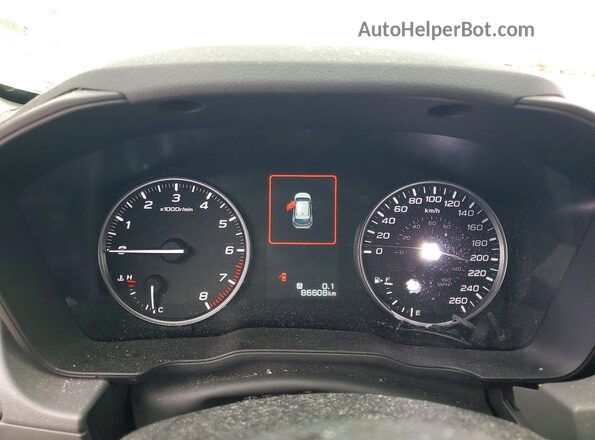JF2GUADC2R8253611 2024 SUBARU CROSSTREK Gray Вид щитка приладів