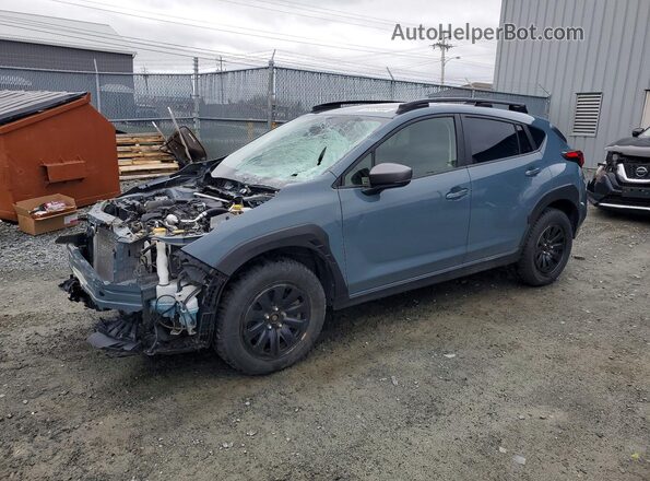 JF2GUADC2R8253611 2024 SUBARU CROSSTREK Gray Передня ліва чверть