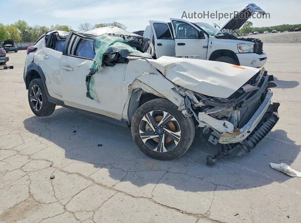 JF2GUADC2R8355765 2024 SUBARU CROSSTREK White Przód prawy