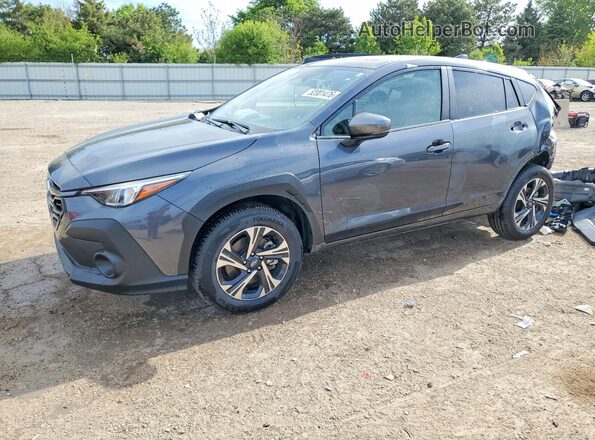 JF2GUADC2R8882009 2024 SUBARU CROSSTREK Gray წინა მარცხენა ხედი სამი მეოთხედიდან