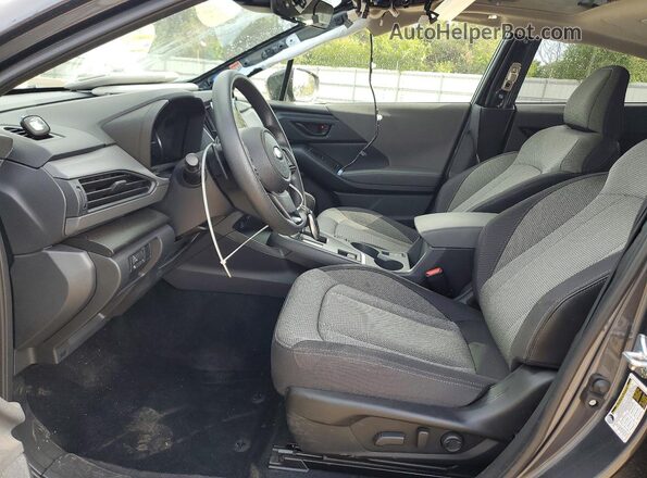 JF2GUADC2R8882009 2024 SUBARU CROSSTREK Gray წინა სალონის ხედი