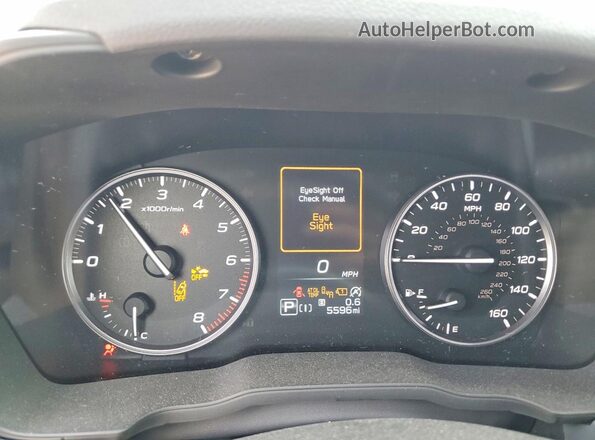JF2GUADC2R8882009 2024 SUBARU CROSSTREK Gray ხელსაწყოთა პანელის ხედი