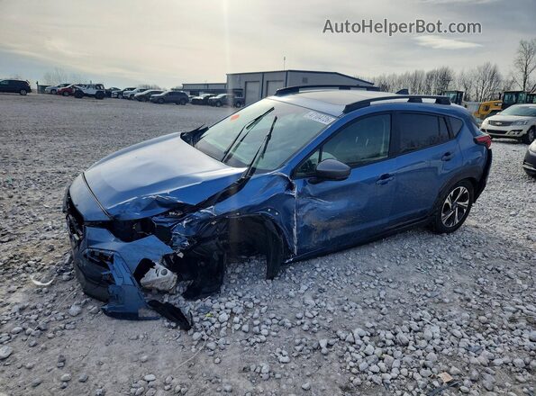 JF2GUADC2RH871978 2024 SUBARU CROSSTREK Blue Передня ліва чверть