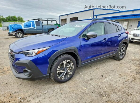 JF2GUADC3R8322757 2024 SUBARU CROSSTREK Blue Vista tres cuartos delantera izquierda
