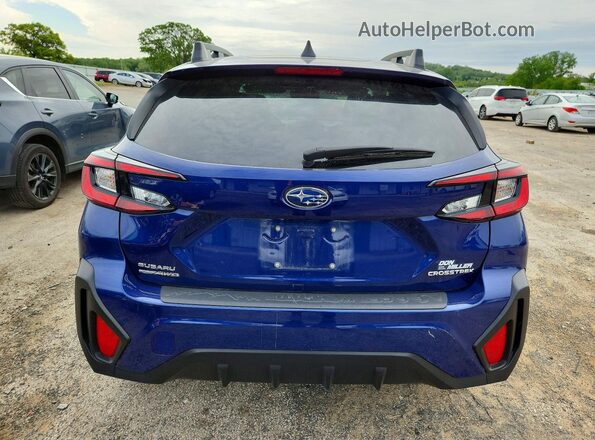 JF2GUADC3R8322757 2024 SUBARU CROSSTREK Blue Vista trasera