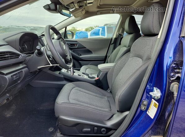 JF2GUADC3R8322757 2024 SUBARU CROSSTREK Blue Vista interior delantera