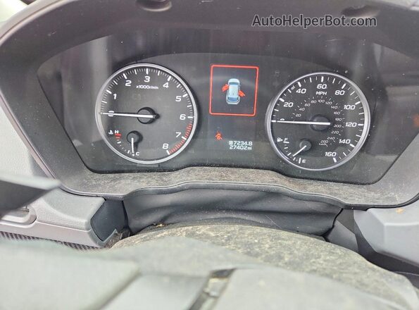 JF2GUADC3RH231746 2024 SUBARU CROSSTREK Orange Вид щитка приладів