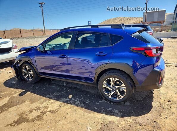 JF2GUADC3RH331846 2024 SUBARU CROSSTREK Синий Задняя левая четверть