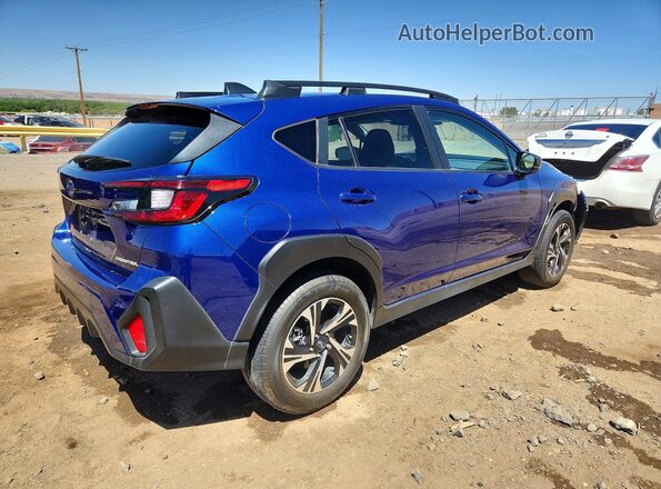 JF2GUADC3RH331846 2024 SUBARU CROSSTREK Синий Задняя правая четверть