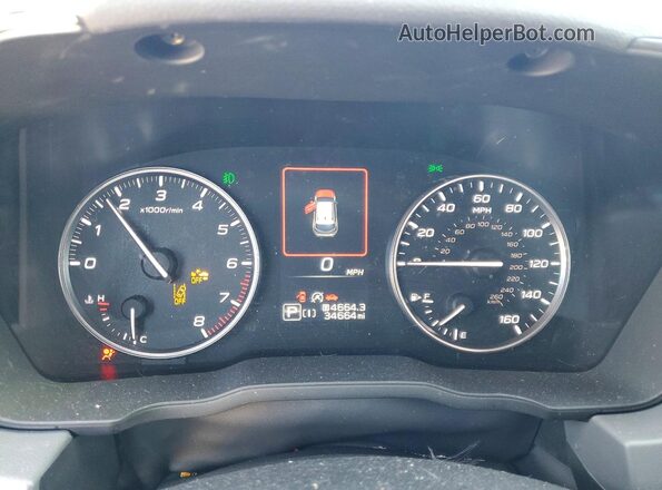 JF2GUADC3RH357685 2024 SUBARU CROSSTREK Silver Widok zestawu wskaźników
