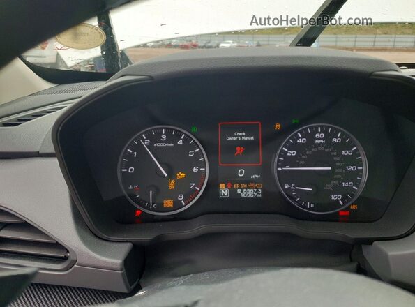 JF2GUADC4R8291339 2024 SUBARU CROSSTREK Белый Вид щитка приборов