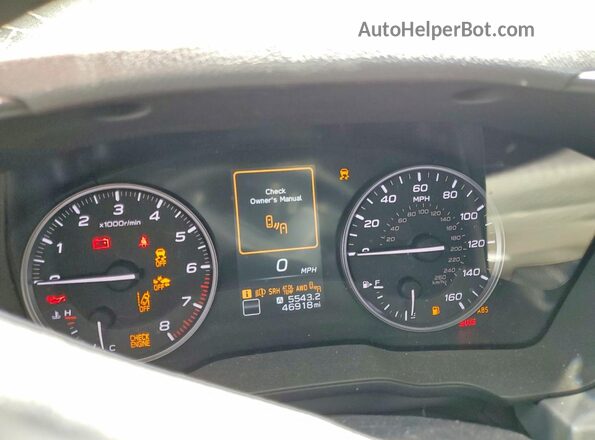 JF2GUADC4R8320693 2024 SUBARU CROSSTREK Gray Widok zestawu wskaźników
