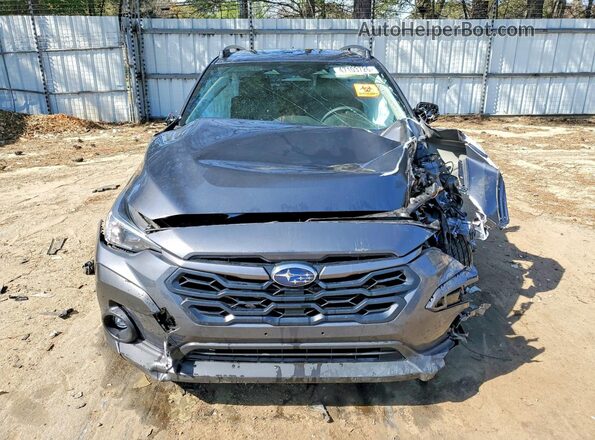 JF2GUADC4R8320693 2024 SUBARU CROSSTREK Gray Widok z przodu