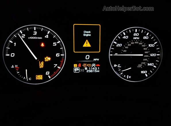 JF2GUADC5R8243025 2024 SUBARU CROSSTREK Black Vista del cuadro de instrumentos